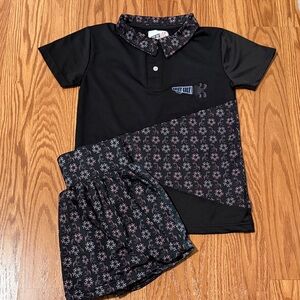 Noisy Golf Girls Top & Bottom Matching Set
